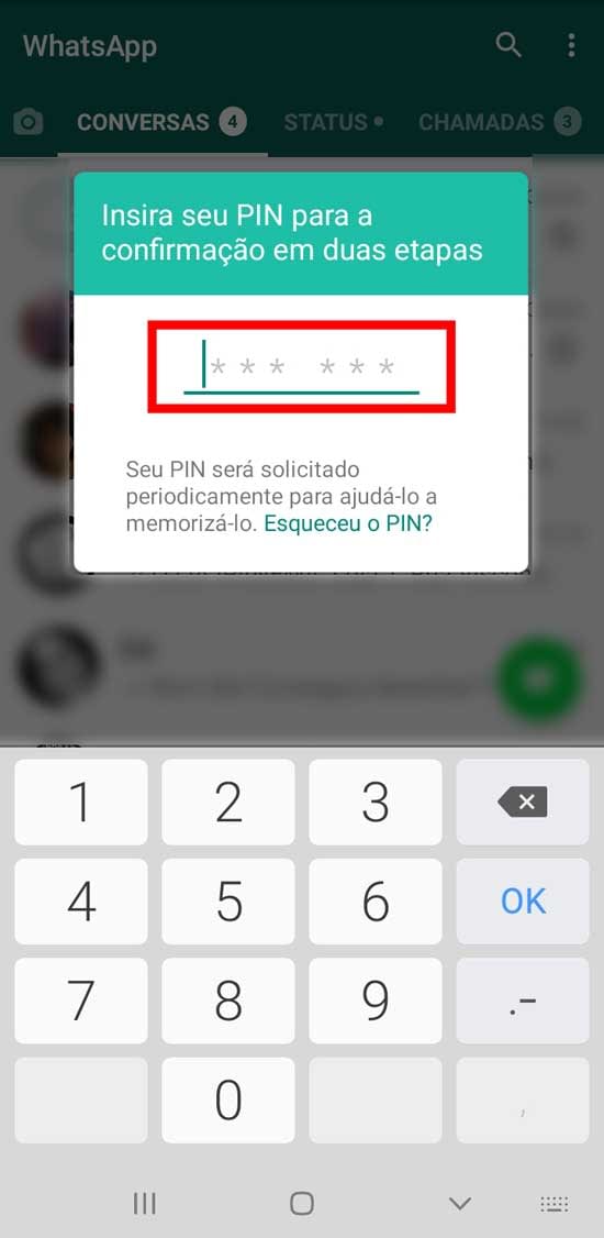 Verificação Em 2 Etapas Do Whatsapp No Android Tutoriais 4256